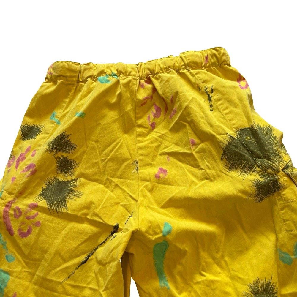 Polo Ralph Lauren Mens Yellow Graffiti Palm‎ Tree Cargo Pants Relaxed Size M - Picture 8 of 12